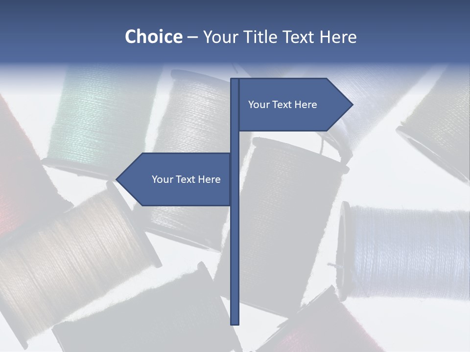 Needle Image Crafly PowerPoint Template