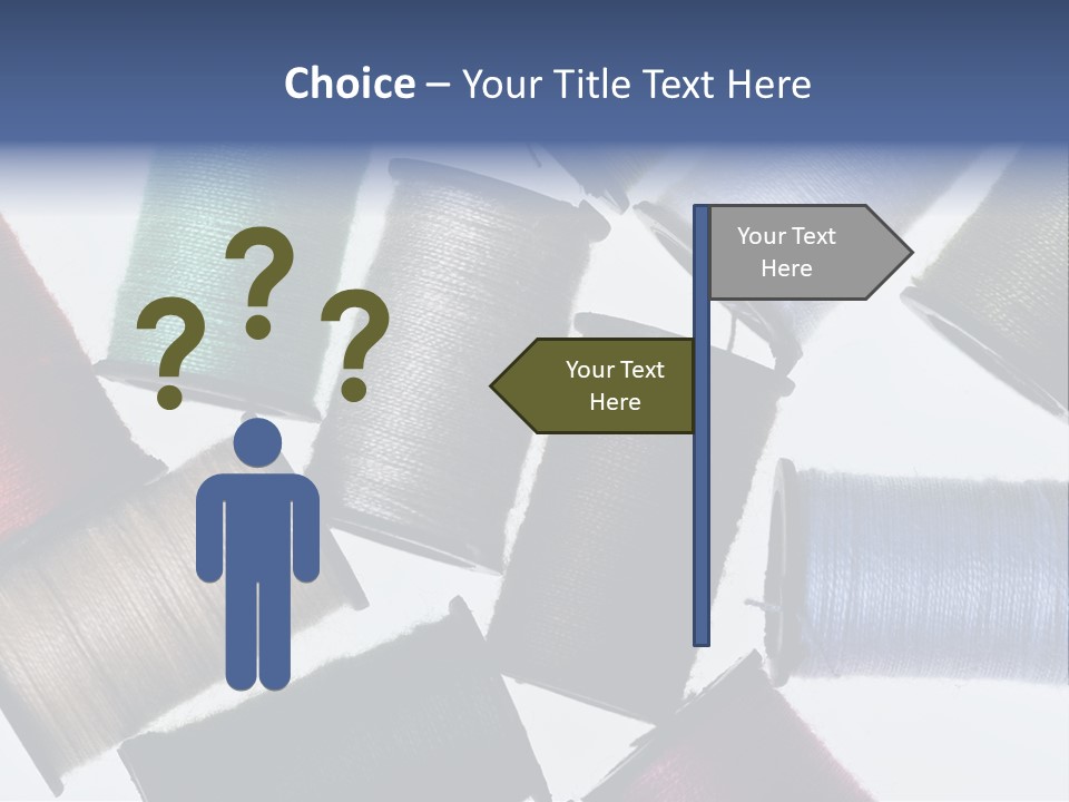 Needle Image Crafly PowerPoint Template