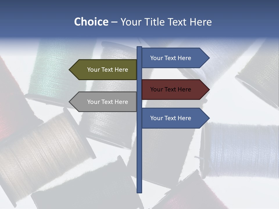 Needle Image Crafly PowerPoint Template