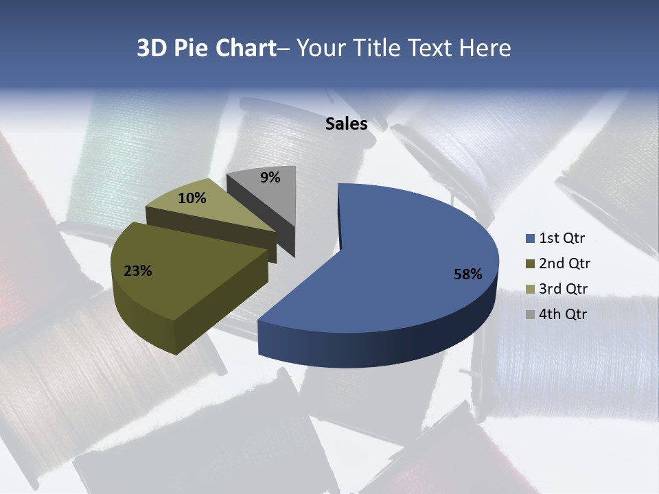 Needle Image Crafly PowerPoint Template