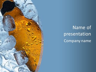 Ice Cold Beer PowerPoint Template
