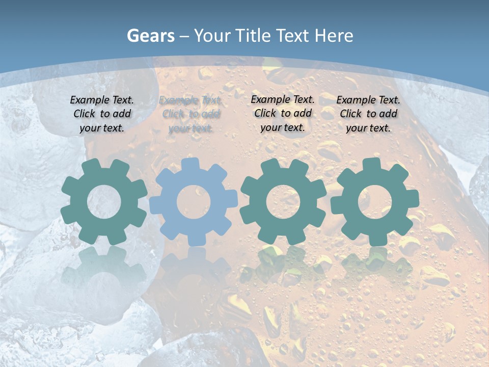 Ice Cold Beer PowerPoint Template