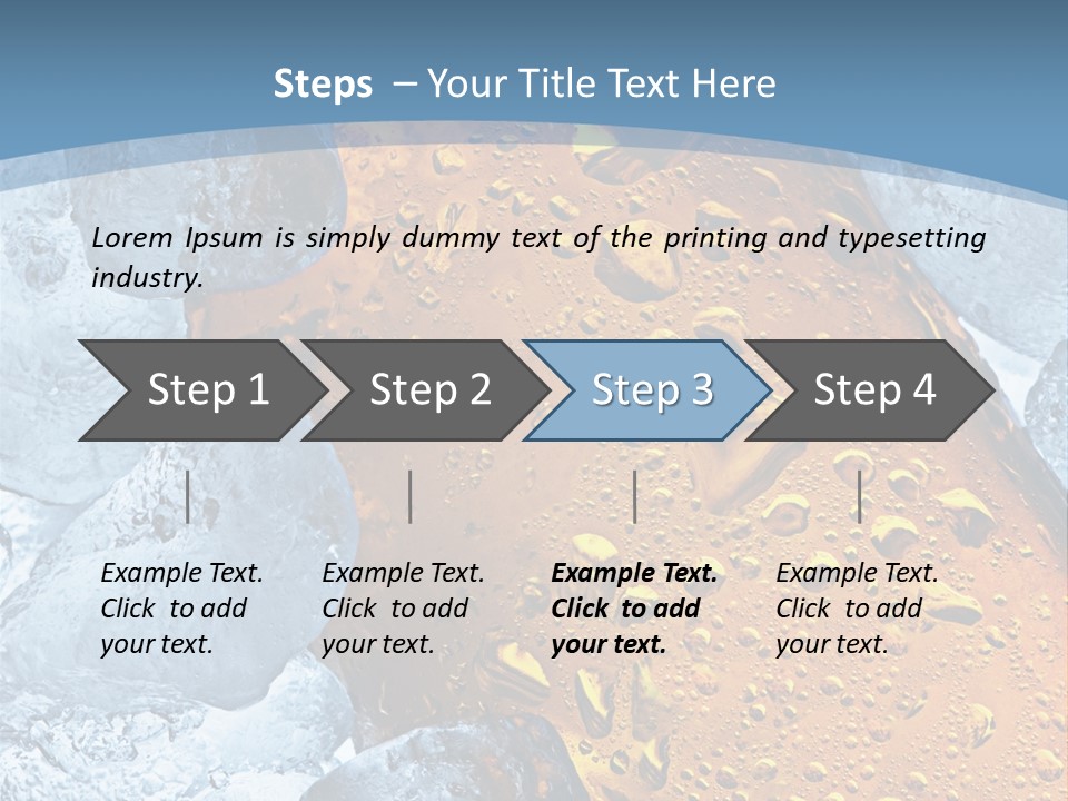 Ice Cold Beer PowerPoint Template