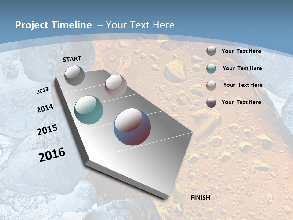 Ice Cold Beer PowerPoint Template