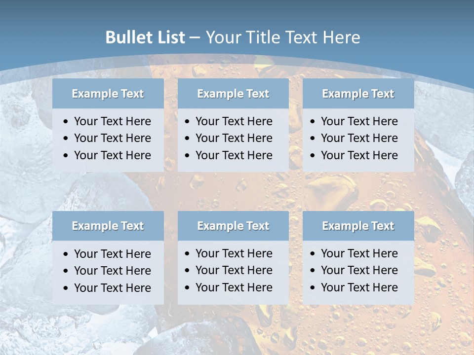 Ice Cold Beer PowerPoint Template