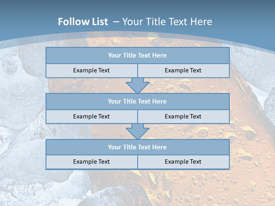 Ice Cold Beer PowerPoint Template