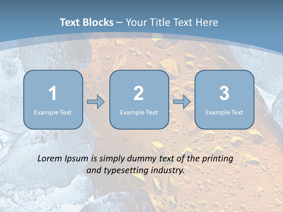 Ice Cold Beer PowerPoint Template