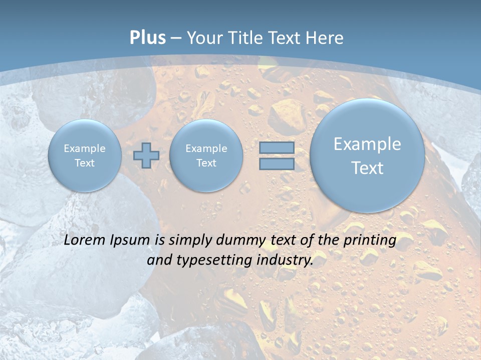 Ice Cold Beer PowerPoint Template