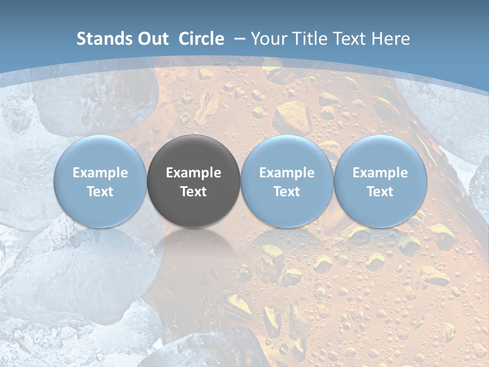 Ice Cold Beer PowerPoint Template