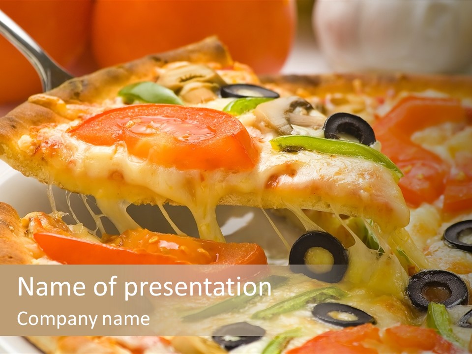 Fresh Pizza PowerPoint Template