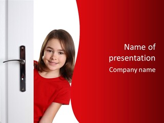 Attractive Female Woman PowerPoint Template