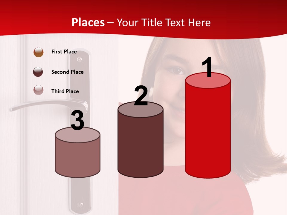 Attractive Female Woman PowerPoint Template