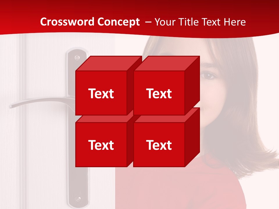 Attractive Female Woman PowerPoint Template