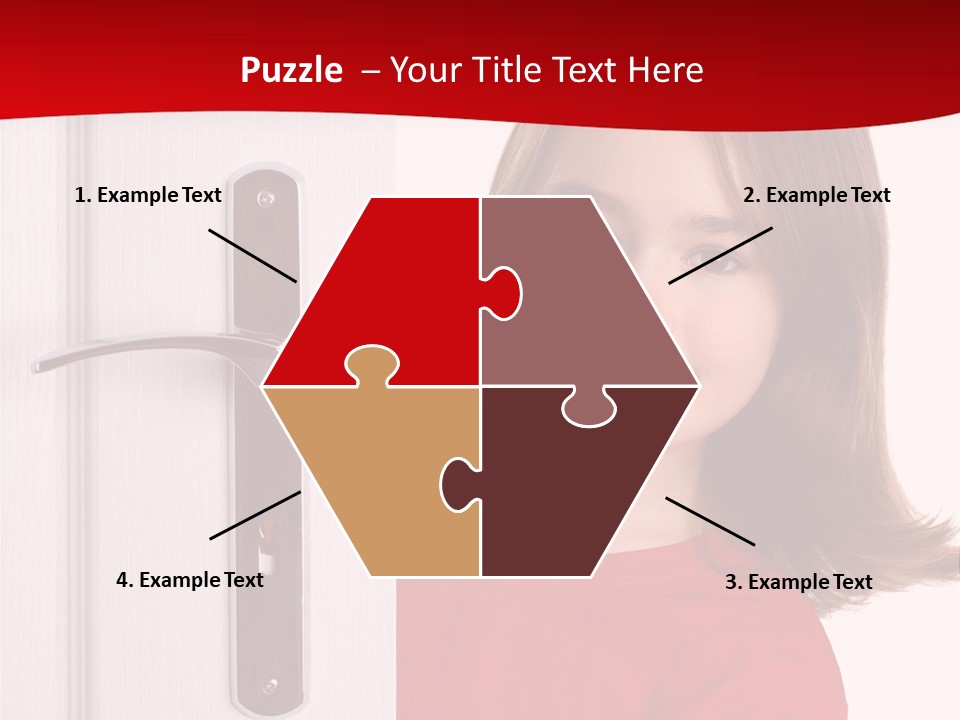 Attractive Female Woman PowerPoint Template