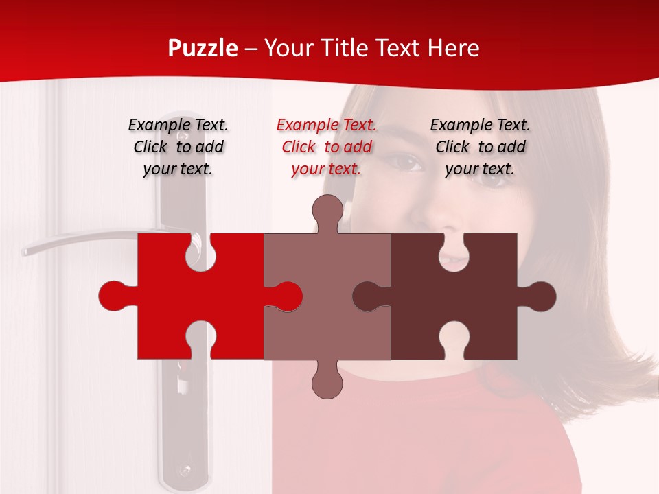 Attractive Female Woman PowerPoint Template