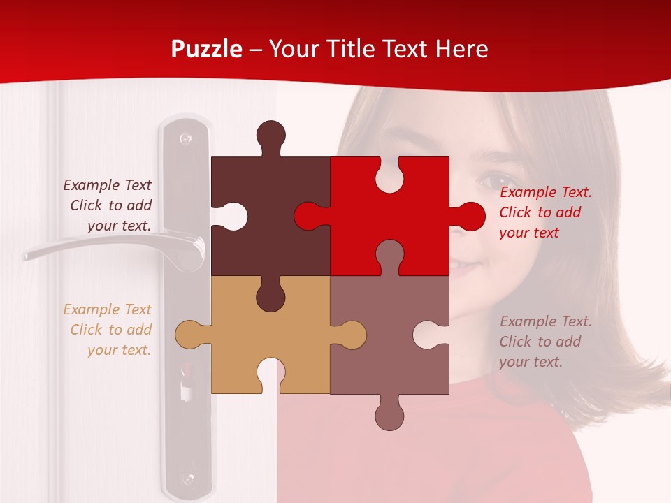 Attractive Female Woman PowerPoint Template