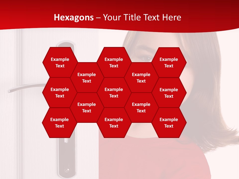 Attractive Female Woman PowerPoint Template