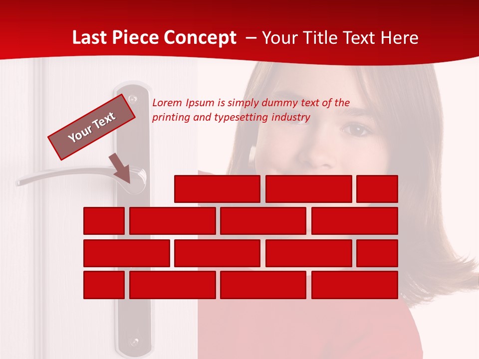 Attractive Female Woman PowerPoint Template