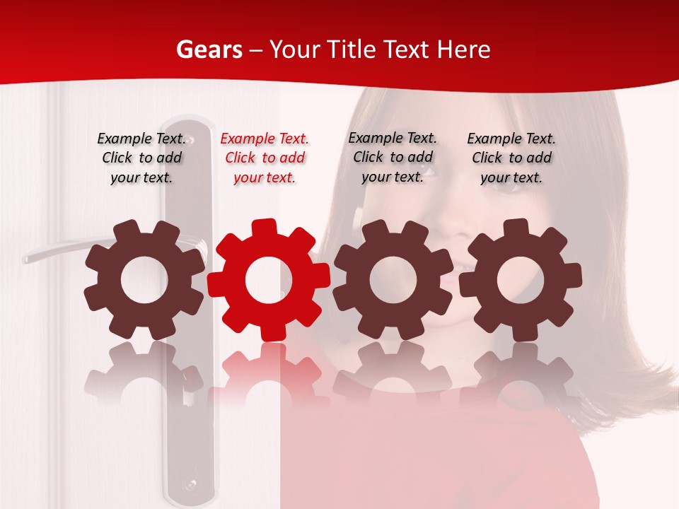 Attractive Female Woman PowerPoint Template