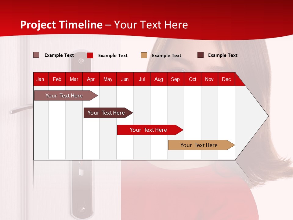 Attractive Female Woman PowerPoint Template