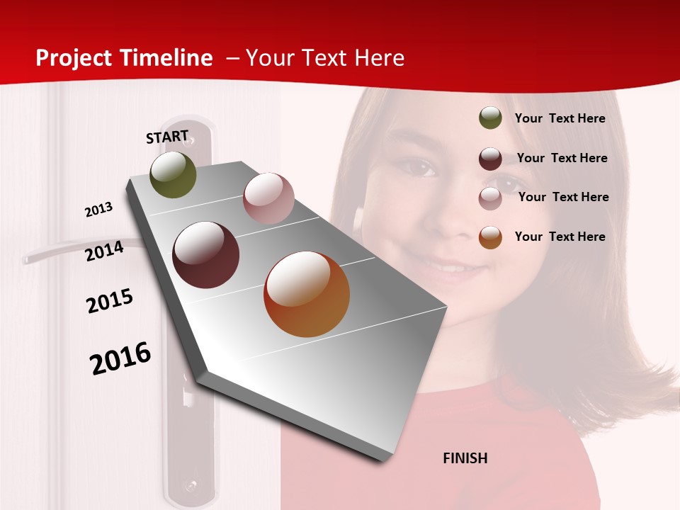 Attractive Female Woman PowerPoint Template