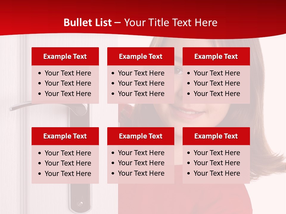 Attractive Female Woman PowerPoint Template