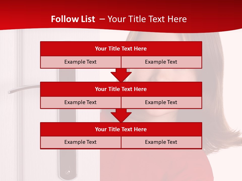 Attractive Female Woman PowerPoint Template