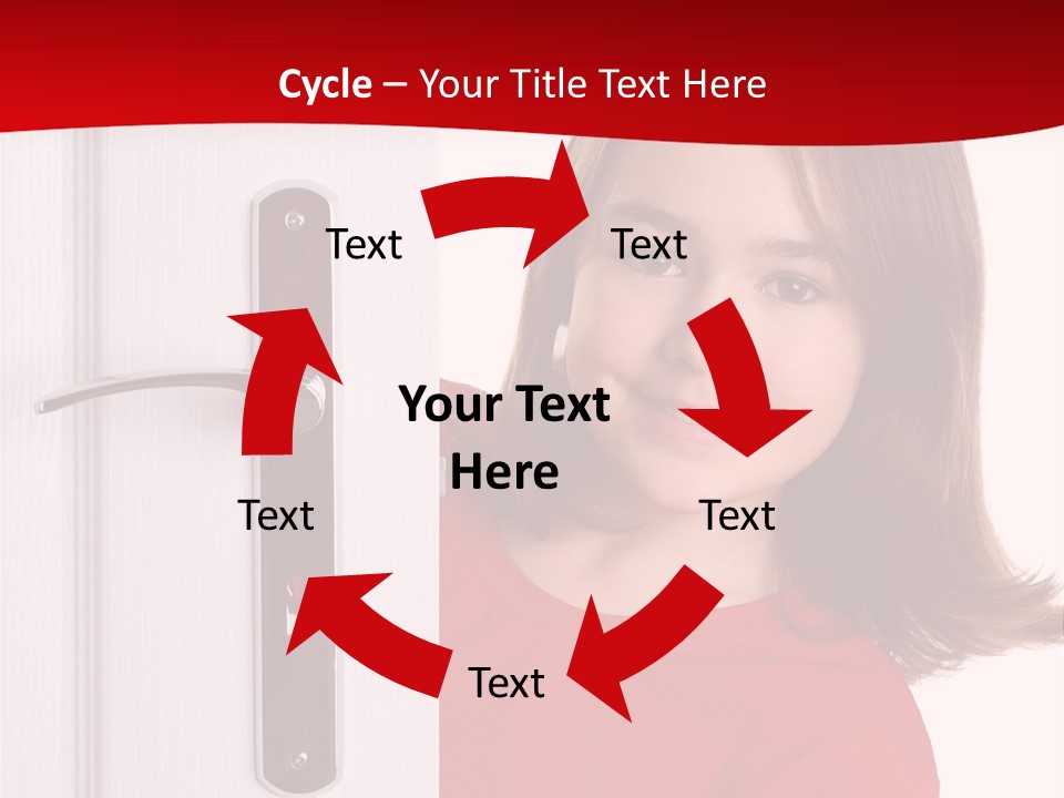 Attractive Female Woman PowerPoint Template