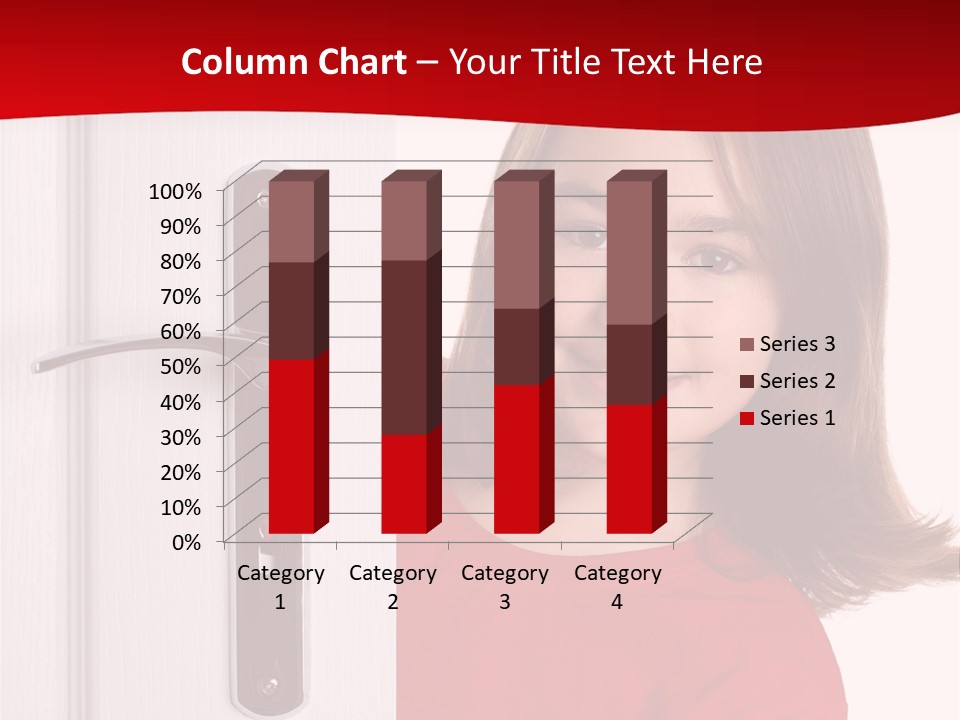 Attractive Female Woman PowerPoint Template