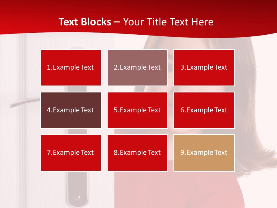 Attractive Female Woman PowerPoint Template