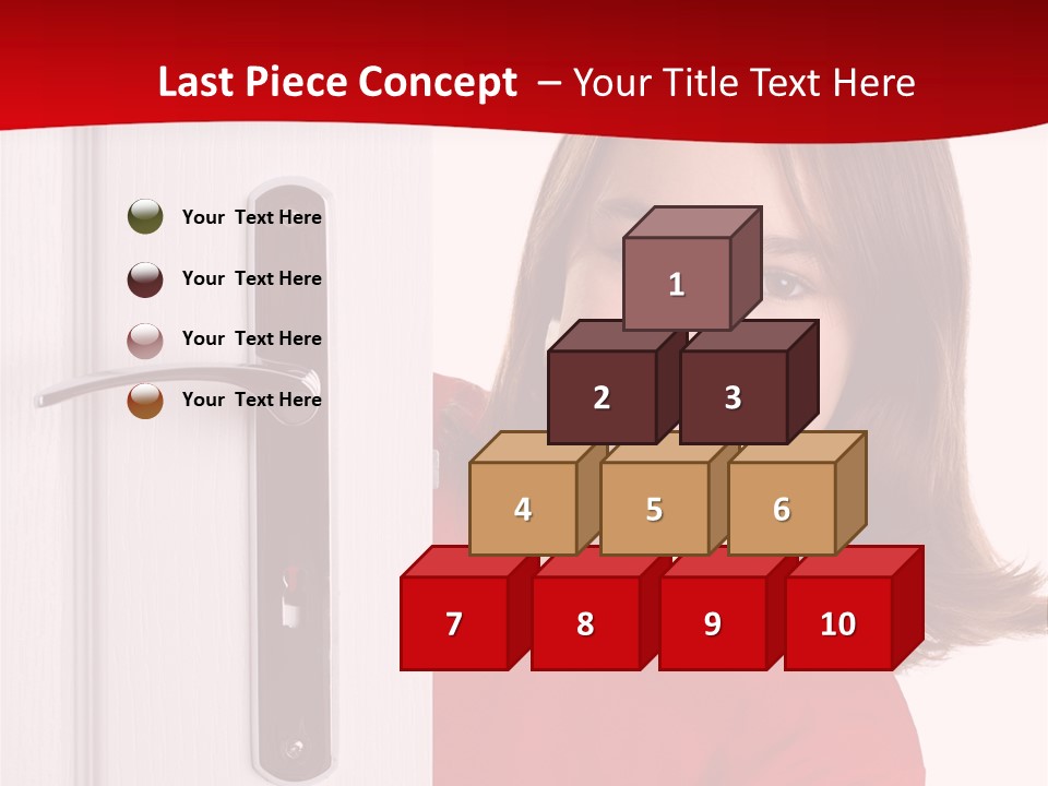 Attractive Female Woman PowerPoint Template