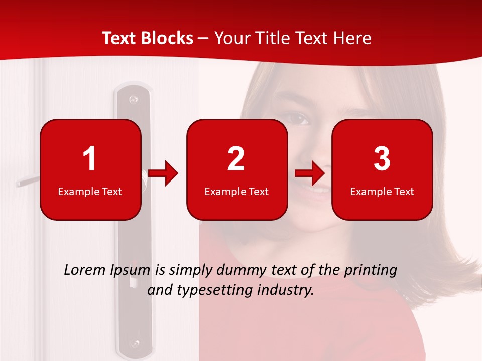 Attractive Female Woman PowerPoint Template
