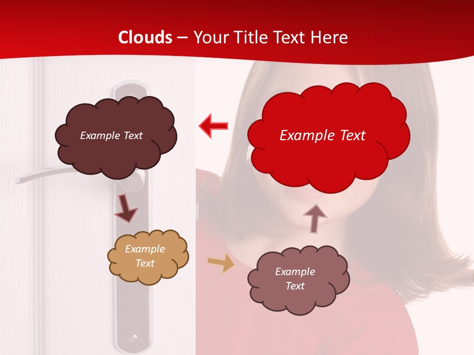 Attractive Female Woman PowerPoint Template