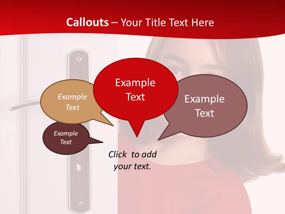 Attractive Female Woman PowerPoint Template