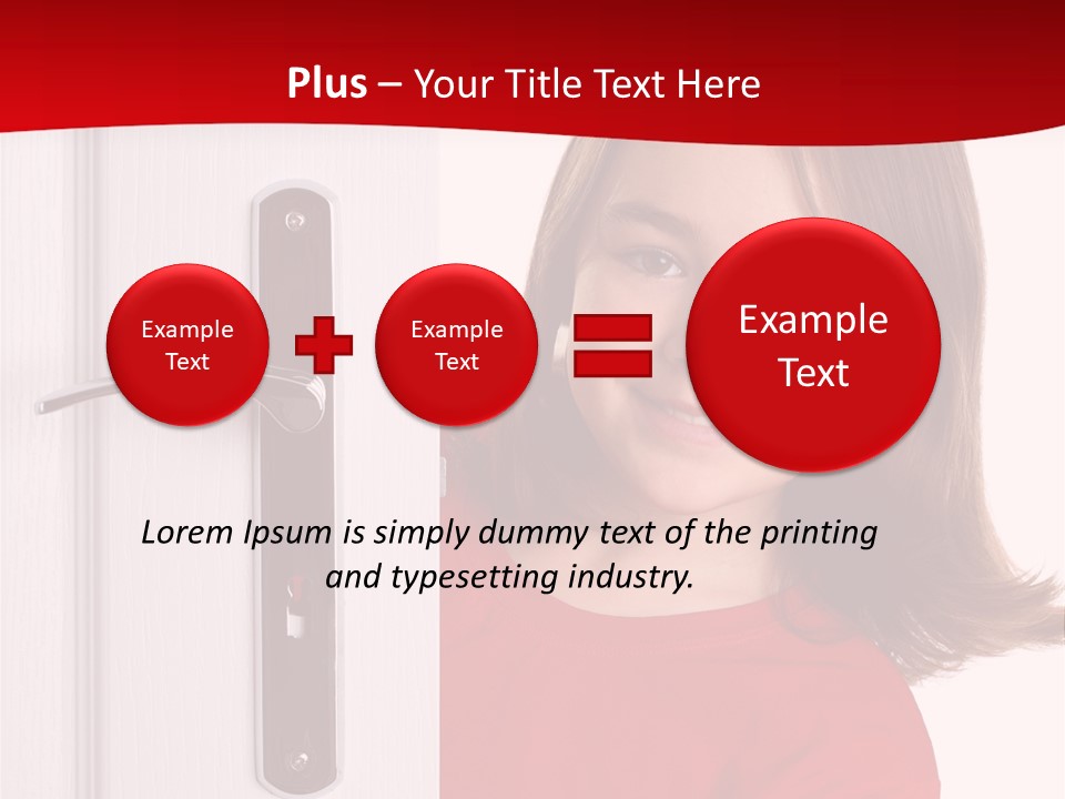 Attractive Female Woman PowerPoint Template