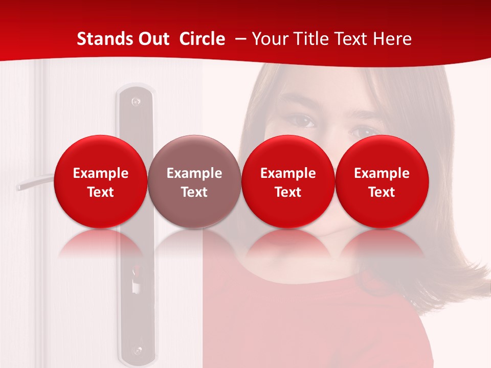 Attractive Female Woman PowerPoint Template