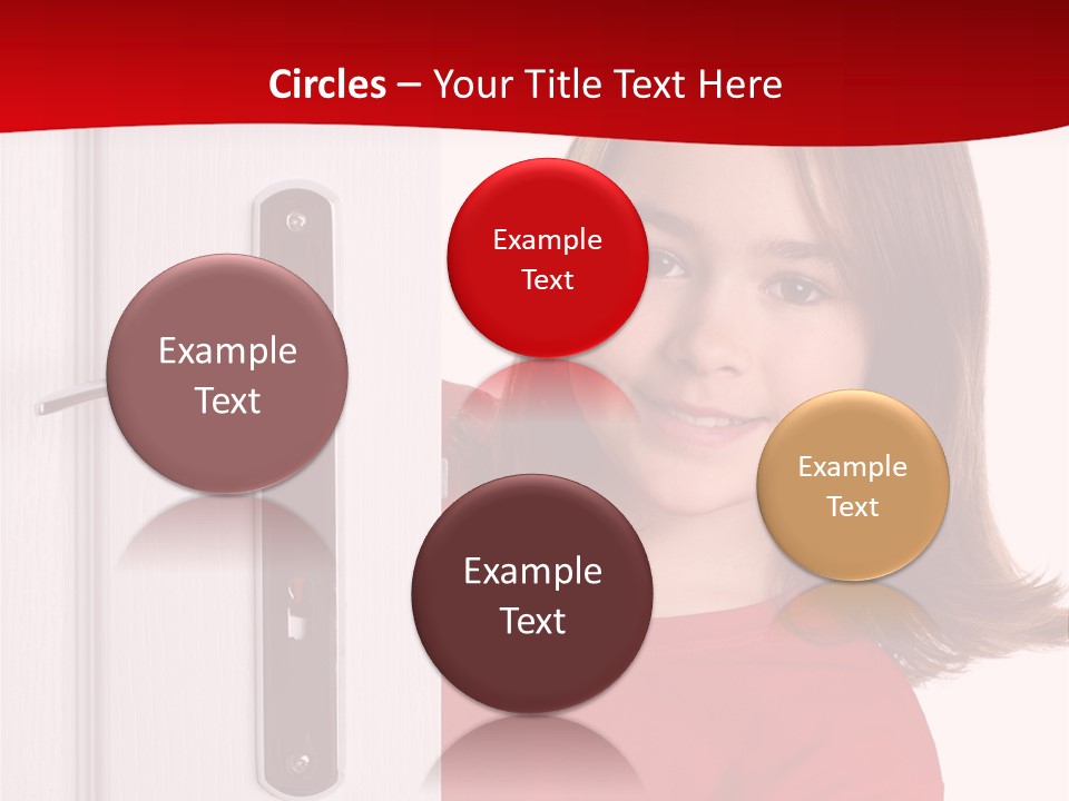 Attractive Female Woman PowerPoint Template