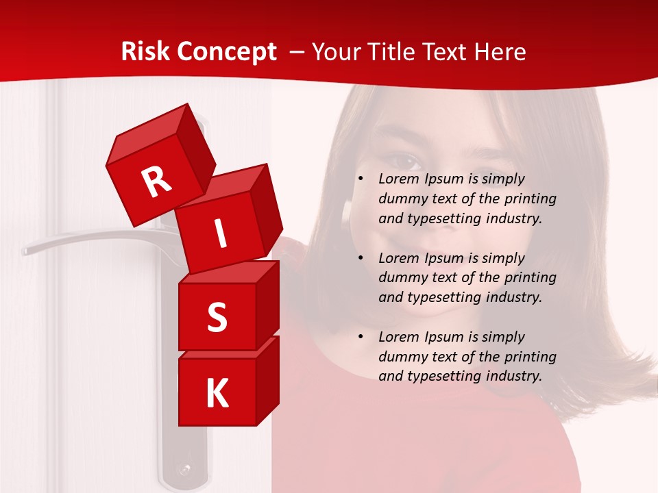 Attractive Female Woman PowerPoint Template