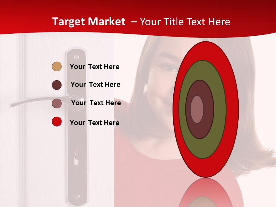 Attractive Female Woman PowerPoint Template