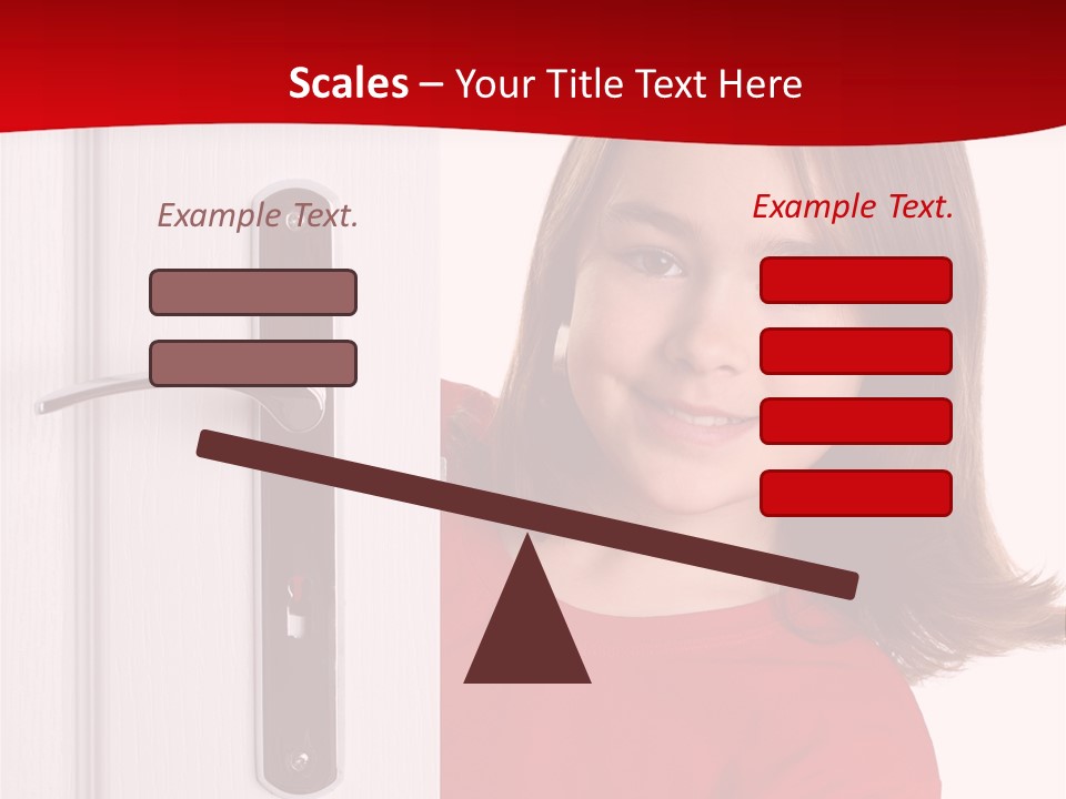 Attractive Female Woman PowerPoint Template