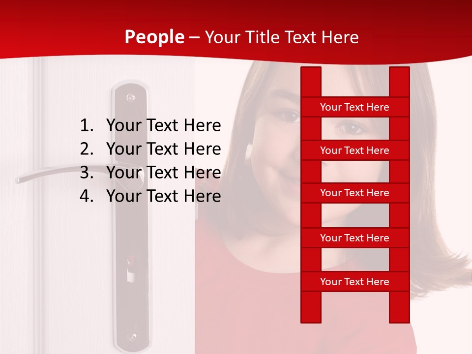 Attractive Female Woman PowerPoint Template