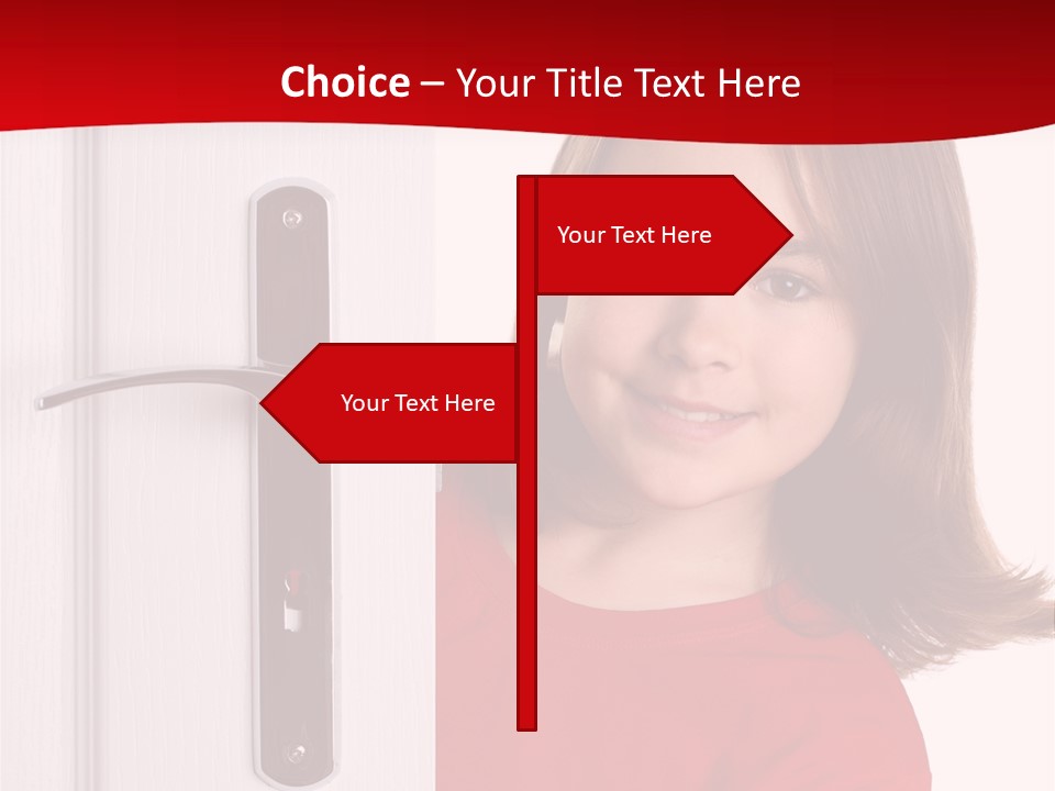 Attractive Female Woman PowerPoint Template