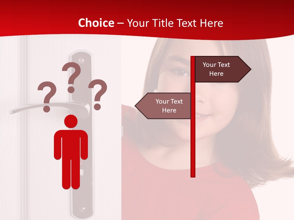 Attractive Female Woman PowerPoint Template