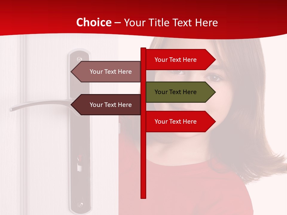 Attractive Female Woman PowerPoint Template