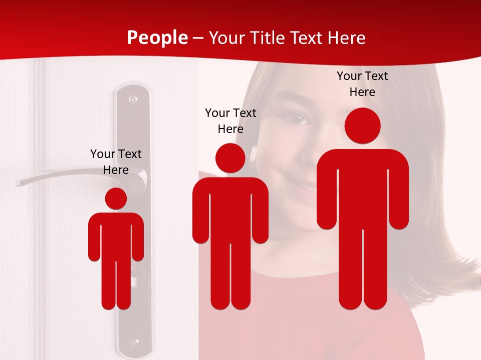 Attractive Female Woman PowerPoint Template