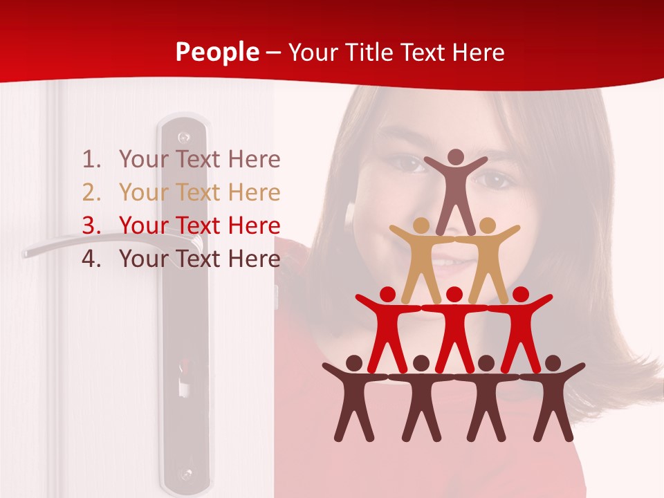 Attractive Female Woman PowerPoint Template