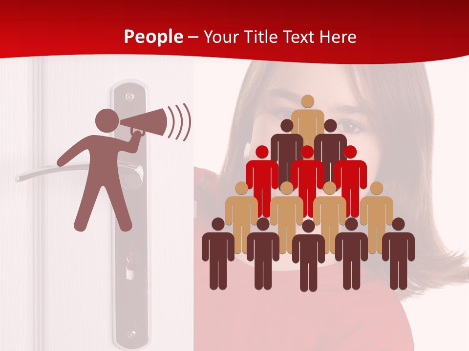 Attractive Female Woman PowerPoint Template