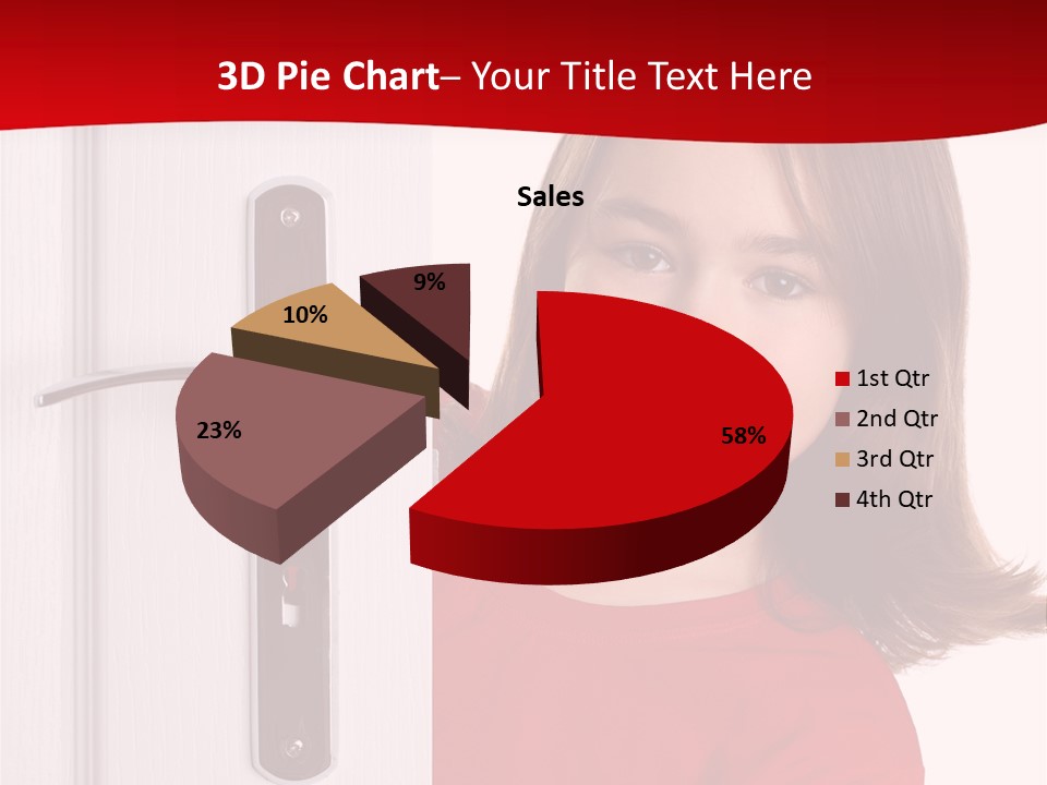 Attractive Female Woman PowerPoint Template