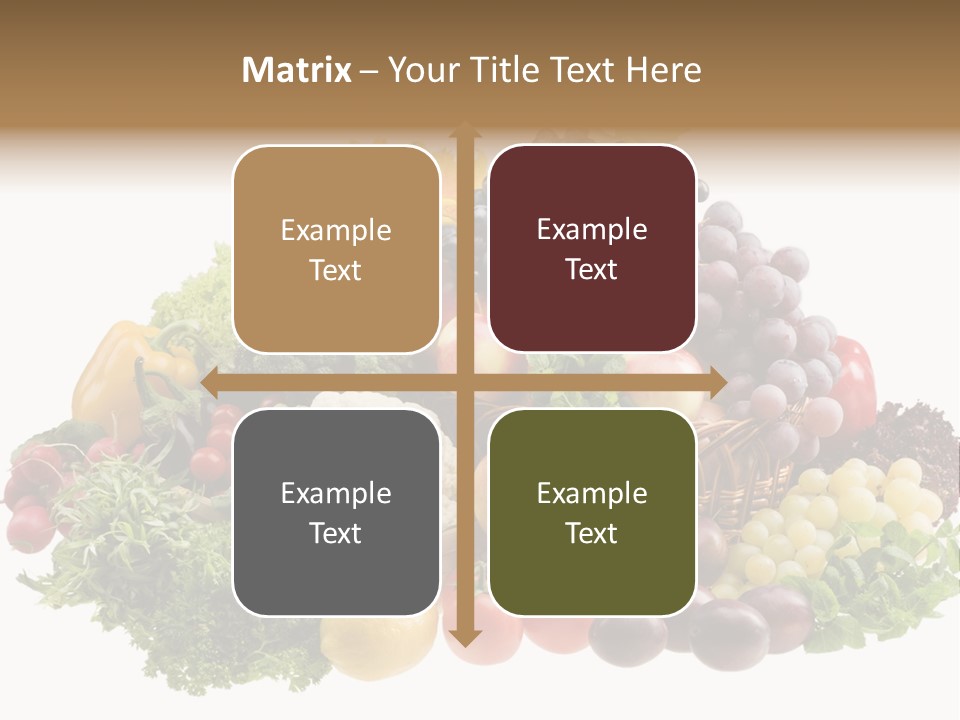 Fruits And Vegetables PowerPoint Template