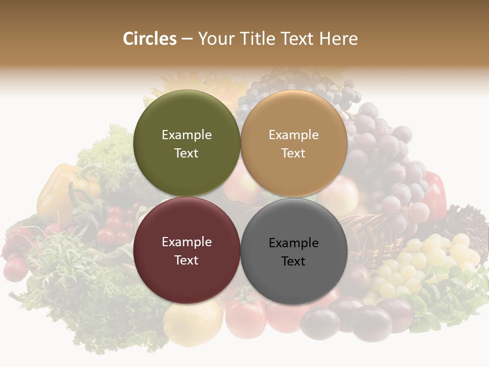 Fruits And Vegetables PowerPoint Template